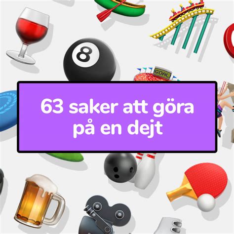 dejt aktiviteter|63 saker att göra på en dejt – Tips på bra dejt